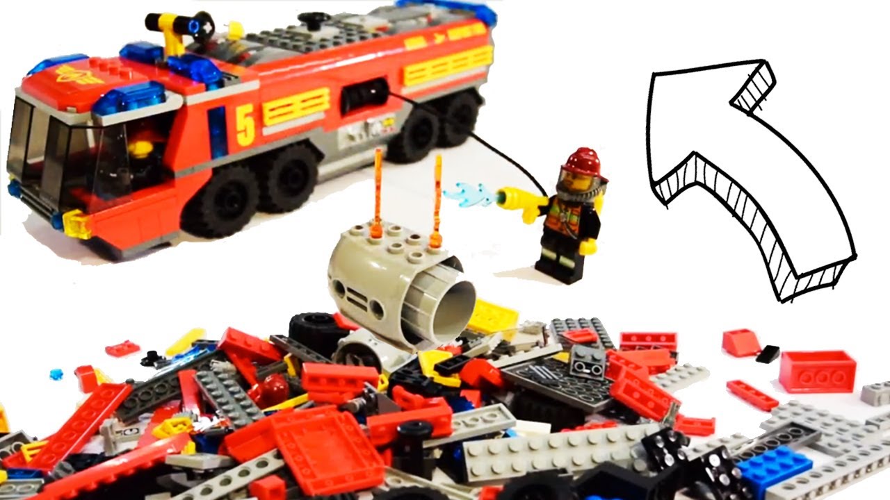 LEGO City vliegveld brandweer