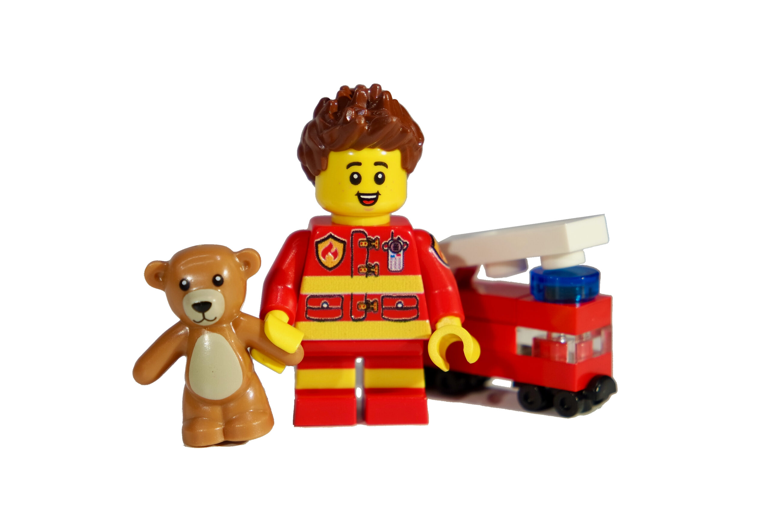 Brandweerpyjama minifiguur