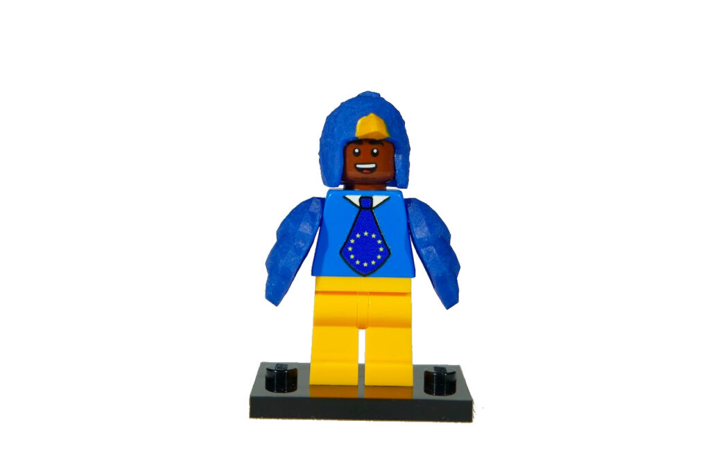 Appie Mussa (blauwe vogel) minifiguur