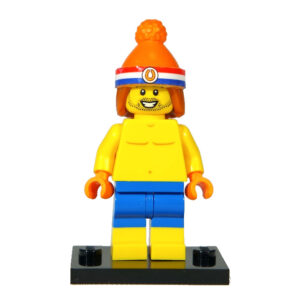 Nieuwjaarsduik minifiguur man