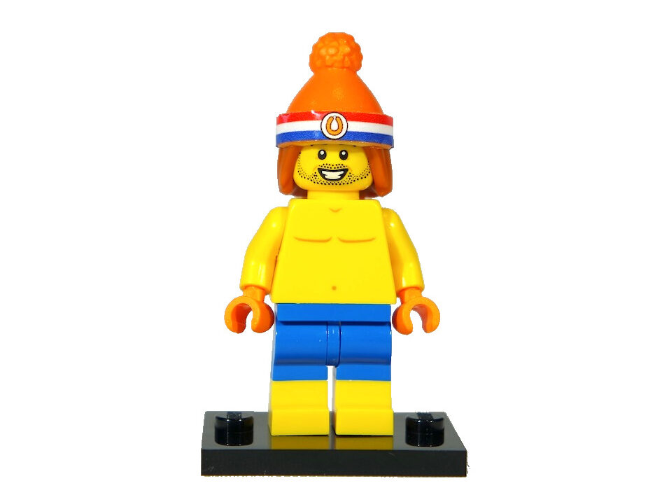 Nieuwjaarsduik minifiguur man