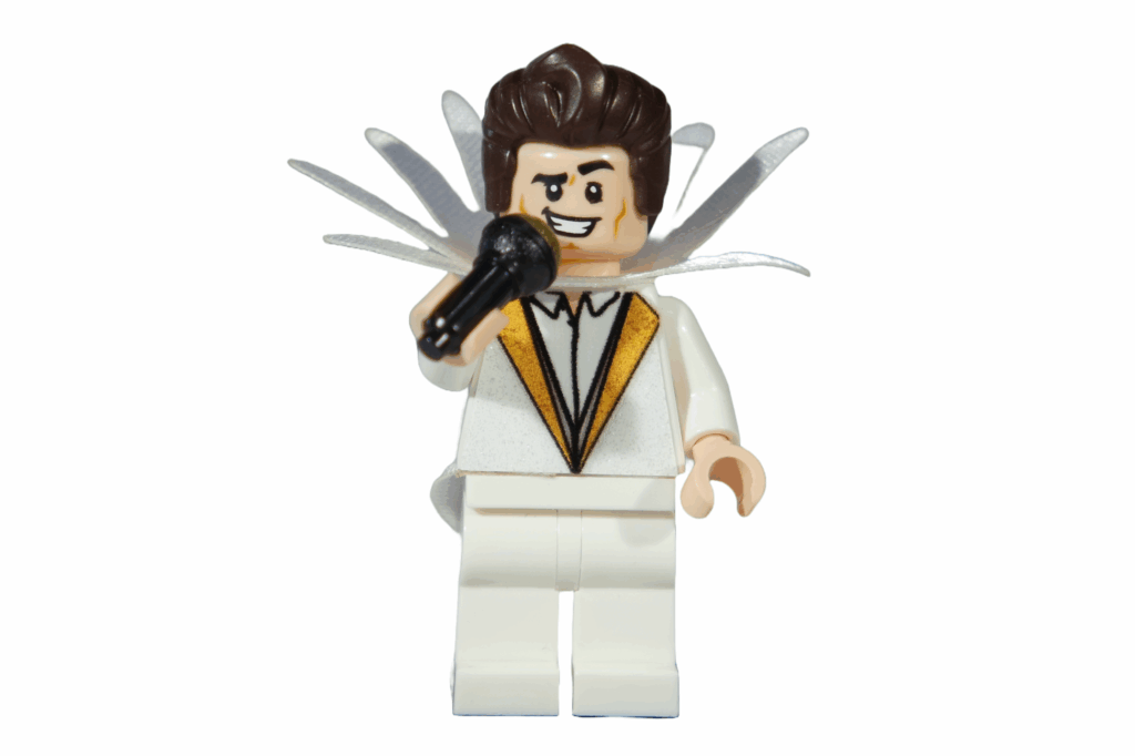 Flamboyante artiest minifiguur