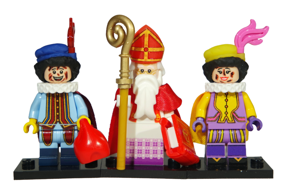 Sinterklaas & Pieten set van 3 minifiguren
