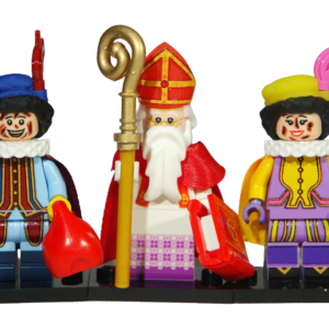Sinterklaas & Pieten set van 3 minifiguren