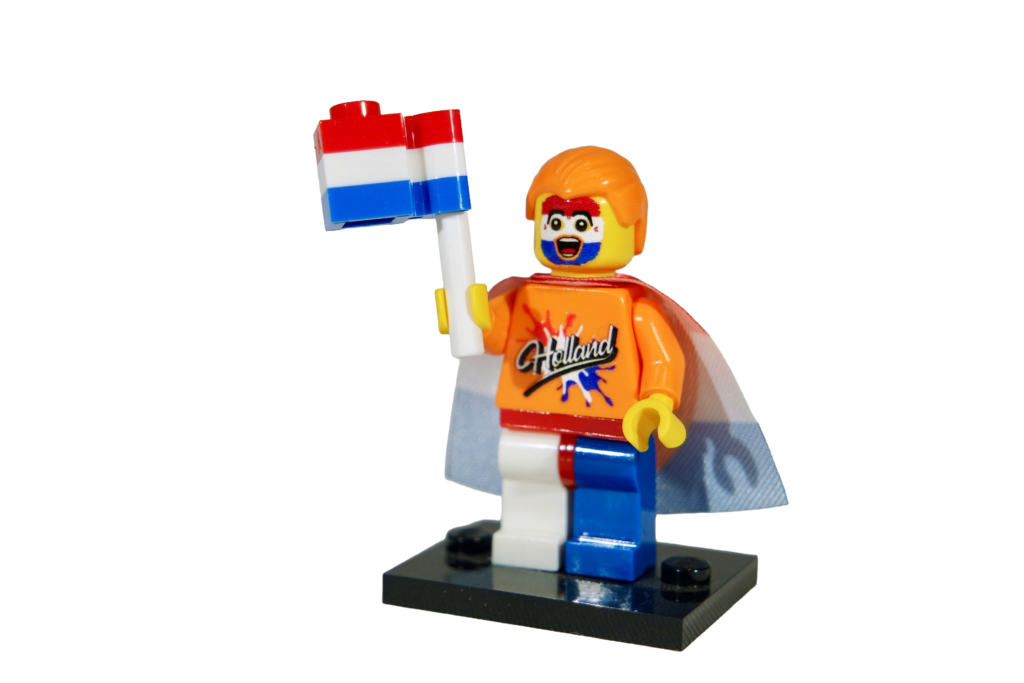 Oranjesupporter minifiguur